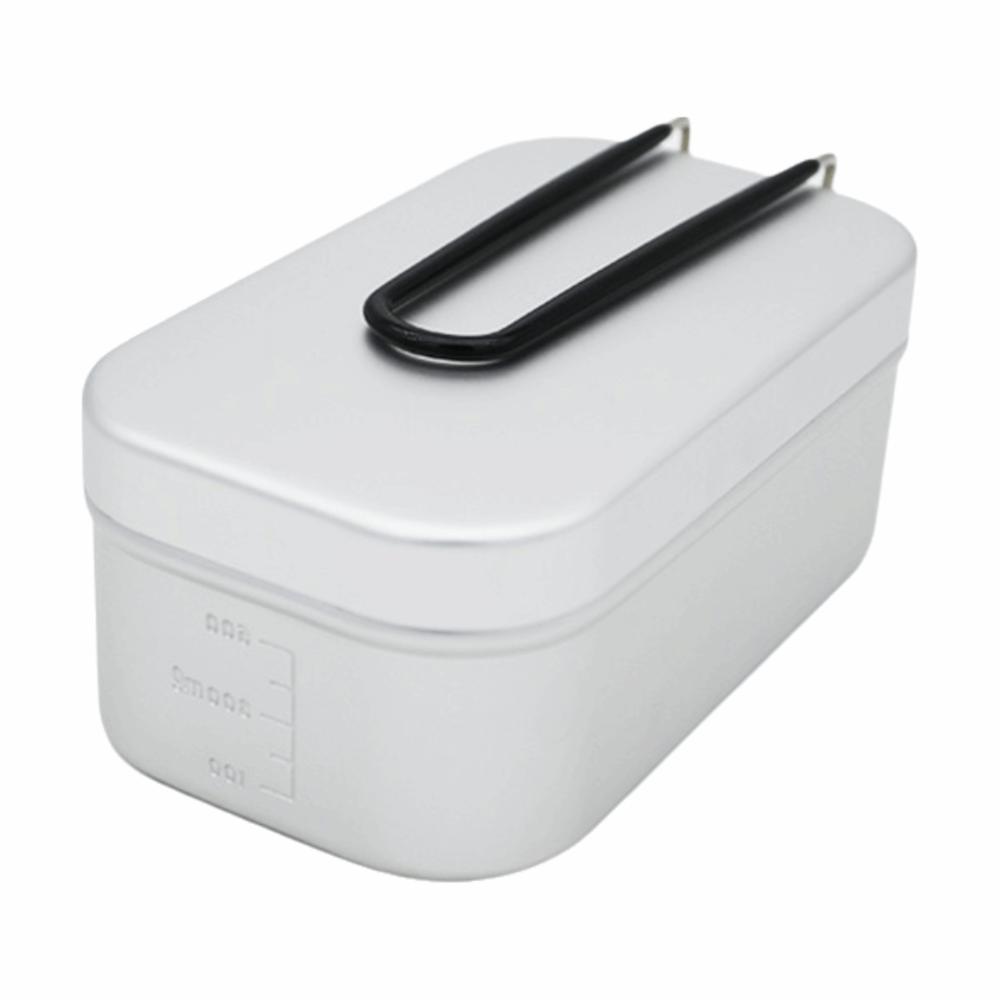 Durable 800ML Lunch Box Folding Handle Aluminum Food Container Light Weight Mess Tin Outdoor Picnic