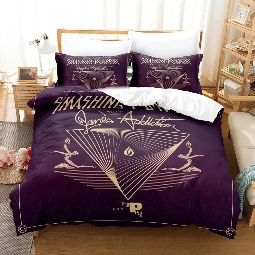 Stampa 3D Set Biancheria da Letto The Smashing Pumpkins Ragazzi Ragazze Misura Singola Queen King Copripiumino Federa Letto ragazzi Adulti