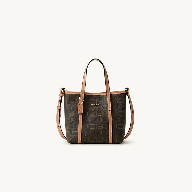 FION 1979 Classic Heritage Monogram Tote Bag