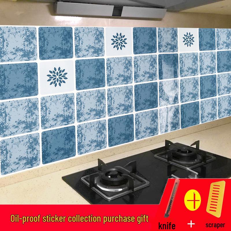 

Маслостойкие кухонные наклейки с высокой термостойкостью: Самоклеящаяся алюминиевая фольга для защиты варочной панели, шкафа и стены от копоти 60cm x 10m