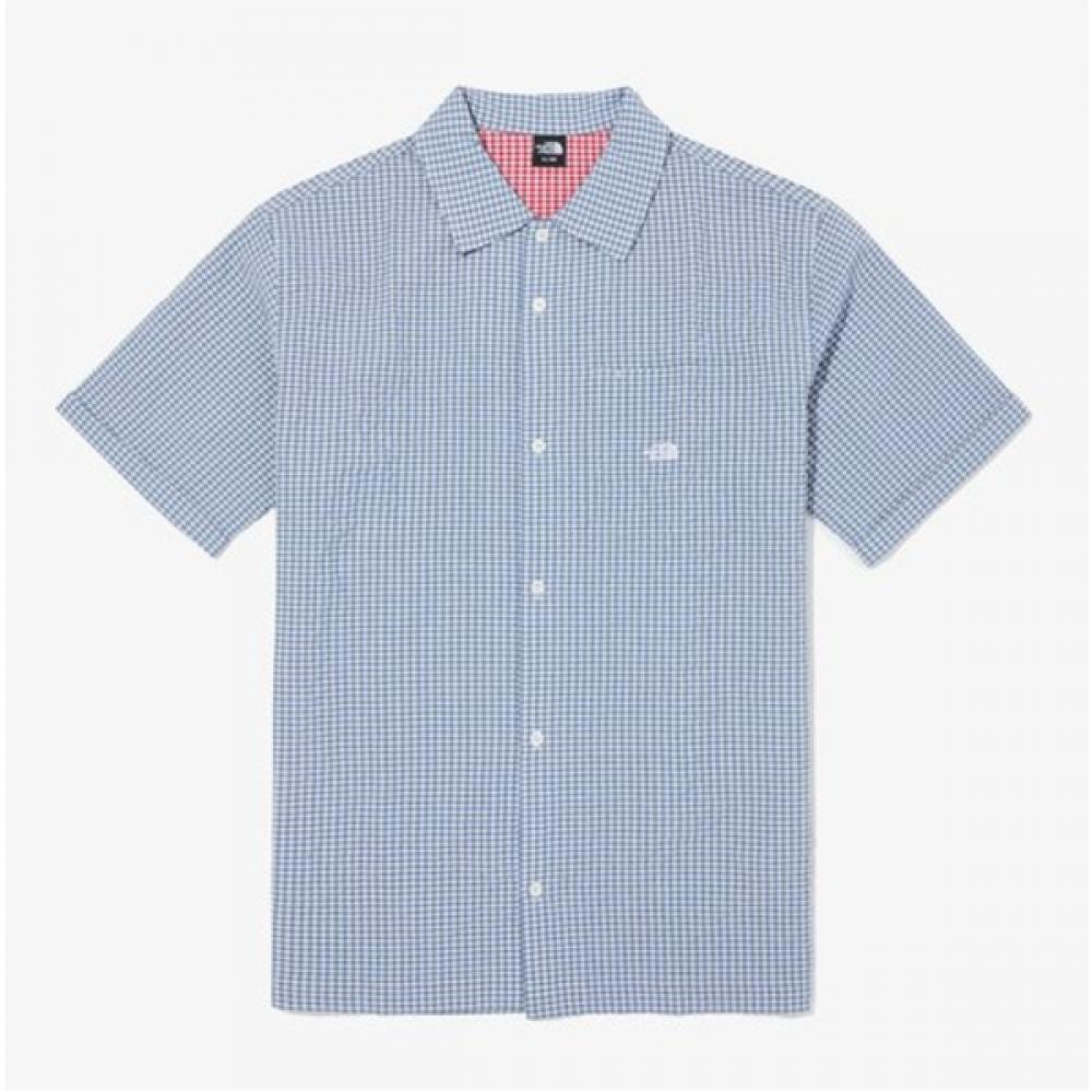 The North Face Men S Traveler Check Short Sleeve Shirt nh8Sq01