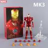 ZD Toys Залізна Людина Фігурка Марк 35 Червоний Снаппер Залізна Людина МК 24 МК 22 МК 47 Тоні Старк Фігурка Залізної Людини Екшн Колекційна Іграшка Подарунок