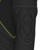ERREA Soccer Goalkeeper Underwear Shirt, Unisex [IZOR], Stretch Fabric, Crew Neck, Elbow Pads, Shoulder & Elbow Silicone (XL Size), Black/Neon Green G
