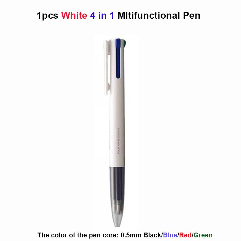 KACO Multifunctional Pen, 0.5mm EASY To Write Gel Pen for Students Teachers Take Notes Correct Assignments Mark Key Points Tools