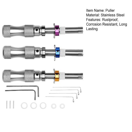 3Pcs Tubular User Seal O-Ring Puller Rustproof Corrosion Resistant Stainless Steel Pick