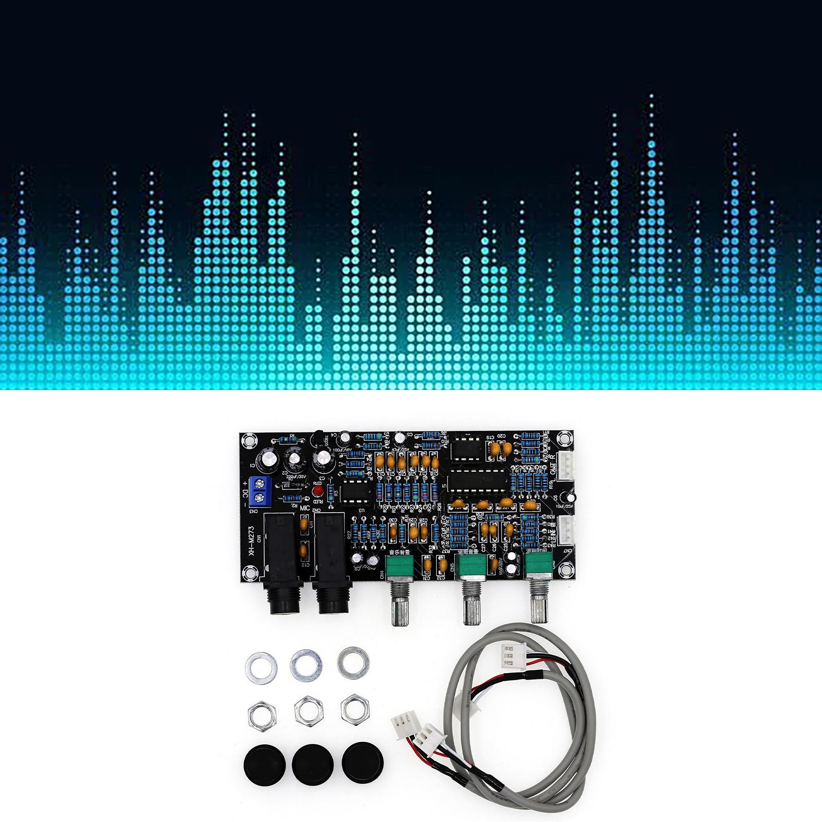

XR-M273 Karaoke Amplifier Module Auditory Amplifier Board DC12-24V For Home Entertainment And Small Stage Performances