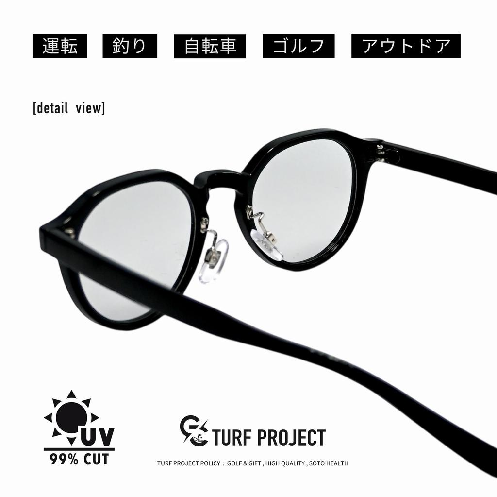Turf Project Unicrown Panto Fashion GOLF UV400 for Outdoor and Everyday Use TPGC-5048 Sunglasses, Unisex, & CITY, Ultra-Lightweight, Protection, Golf,