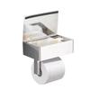 Toilet Paper Holder With Wipes Dispenser Flushable Wet Wipes Dispenser For Bathroom Wipe Storage Shelf Stainless Steel Wall