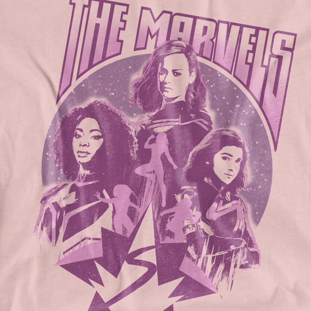 The Marvels Womens/Ladies Quantum Heroes T-Shirt