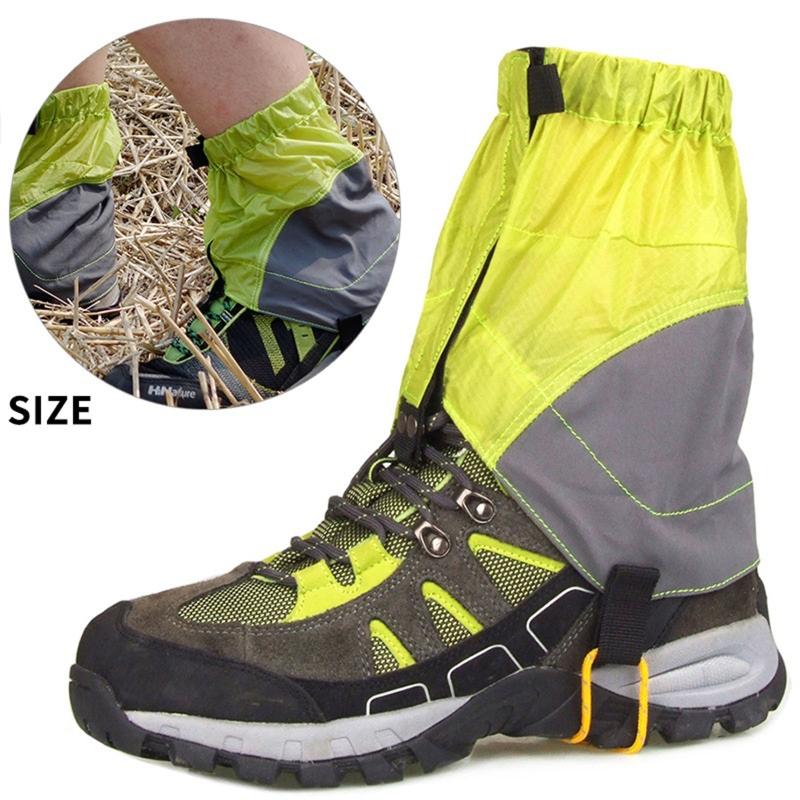 Adjustable Snow Boot Gaiters Waterproof Hiking Leg Gaiters Breathable Shoe Gaiters for Men & Women Warmer Shoes Cover