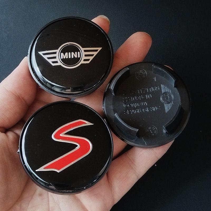 4pcs 54mm MINI WORKS Logo Emblem Car Wheel Center Hub Caps for BMW Mini Cooper Club Man Countryman Accessories ia2