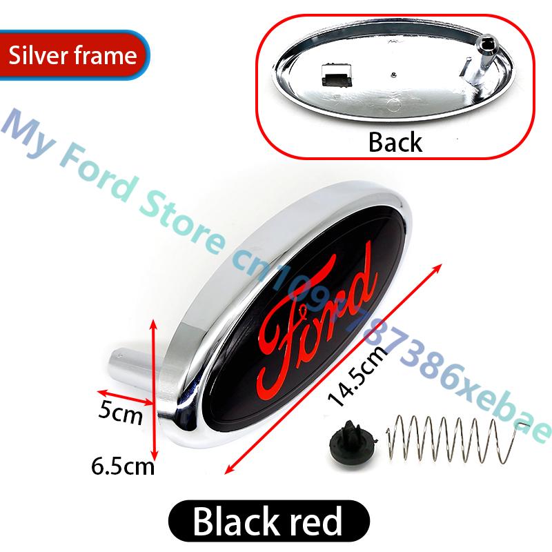 Autoaufkleber ABS 14,5 Auto Front Kopfhaube Motorhaube Logo Kofferraum Heck Emblem Aufkleber Für Ford Mondeo Focus Fusion MK2 MK4 F150 F250 Emb