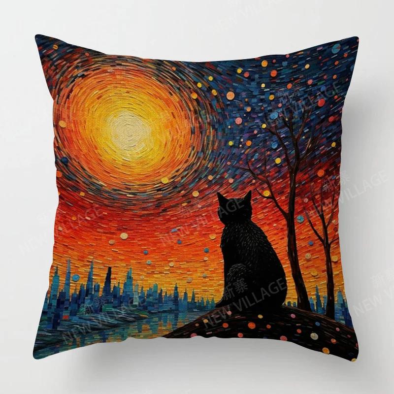 Modern Decorative Cushion for Home Living Room Decor Throw Pillow Cover 45*45 40x40cm 60x60cm 45x45cm 50x50cm Abstract Sofa