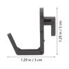 20 Pezzi Gancio per Pannello Perforato Forma a J Plastica Robusta Organizer Espositore Stoccaggio Gancio per Scaffale Officina Appendiabiti per Scaffale Garage