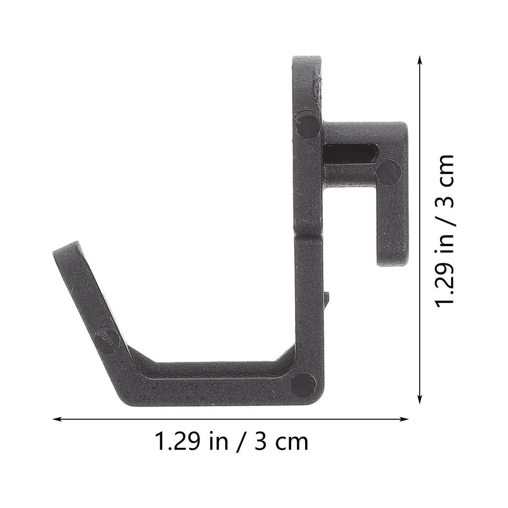 20 Pezzi Gancio per Pannello Perforato Forma a J Plastica Robusta Organizer Espositore Stoccaggio Gancio per Scaffale Officina Appendiabiti per Scaffale Garage