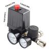 90-120PSI Control Valves Manifold Relief Regulator Air Compressor Pressure Switches Control Valves Air Pressure Regulator