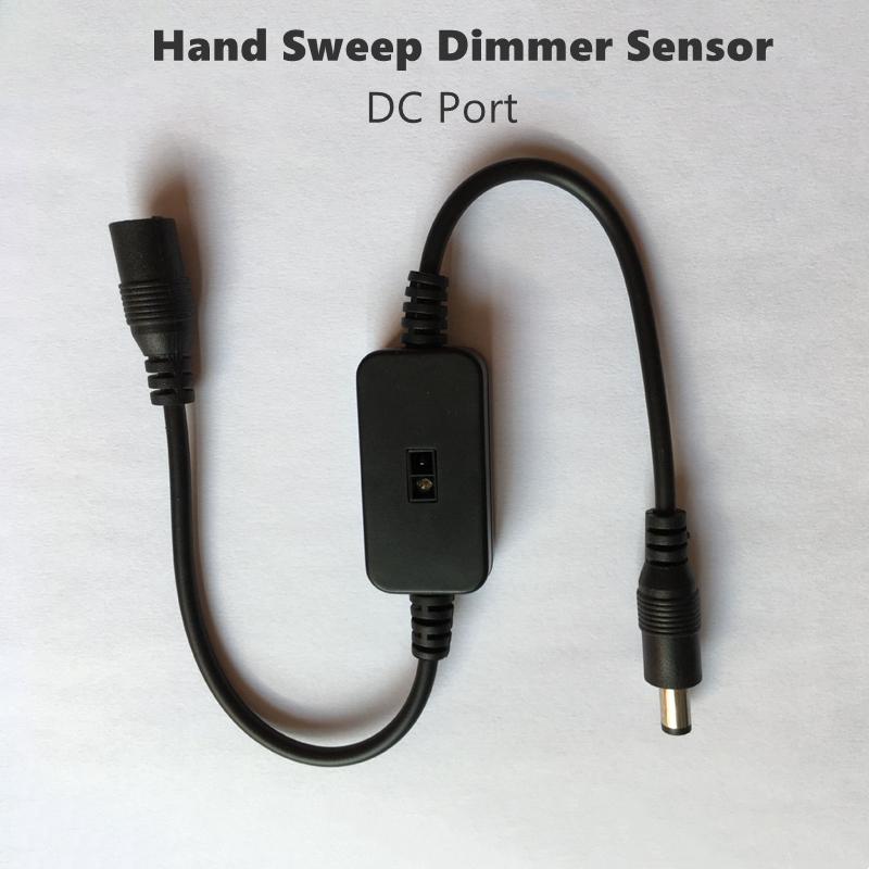 DC 12V 24V Mini Interrupteur à Capteur Intelligent Cuisine Sous Meuble Garde-robe Bande LED Lumière Balayage de la Main Capteur de Mouvement Interrupteur à Capteur PIR