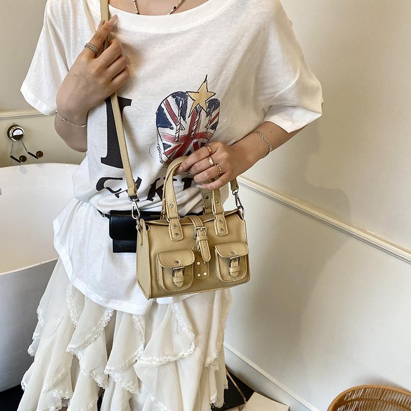 Large Capacity Multi-pocket Armpit Bag New Versatile Commuter Shoulder Crossbody Small Square Bag