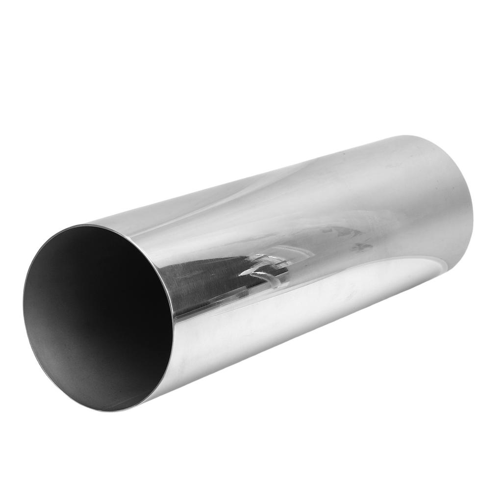 Cylinder Vase Silver Color Stainless Steel Slant Mouth Modern Flower Vase for Desktop Ornament