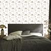 Cats Wallpaper White, Light Gray and Cream for Living Room and Bedroom 50x1000