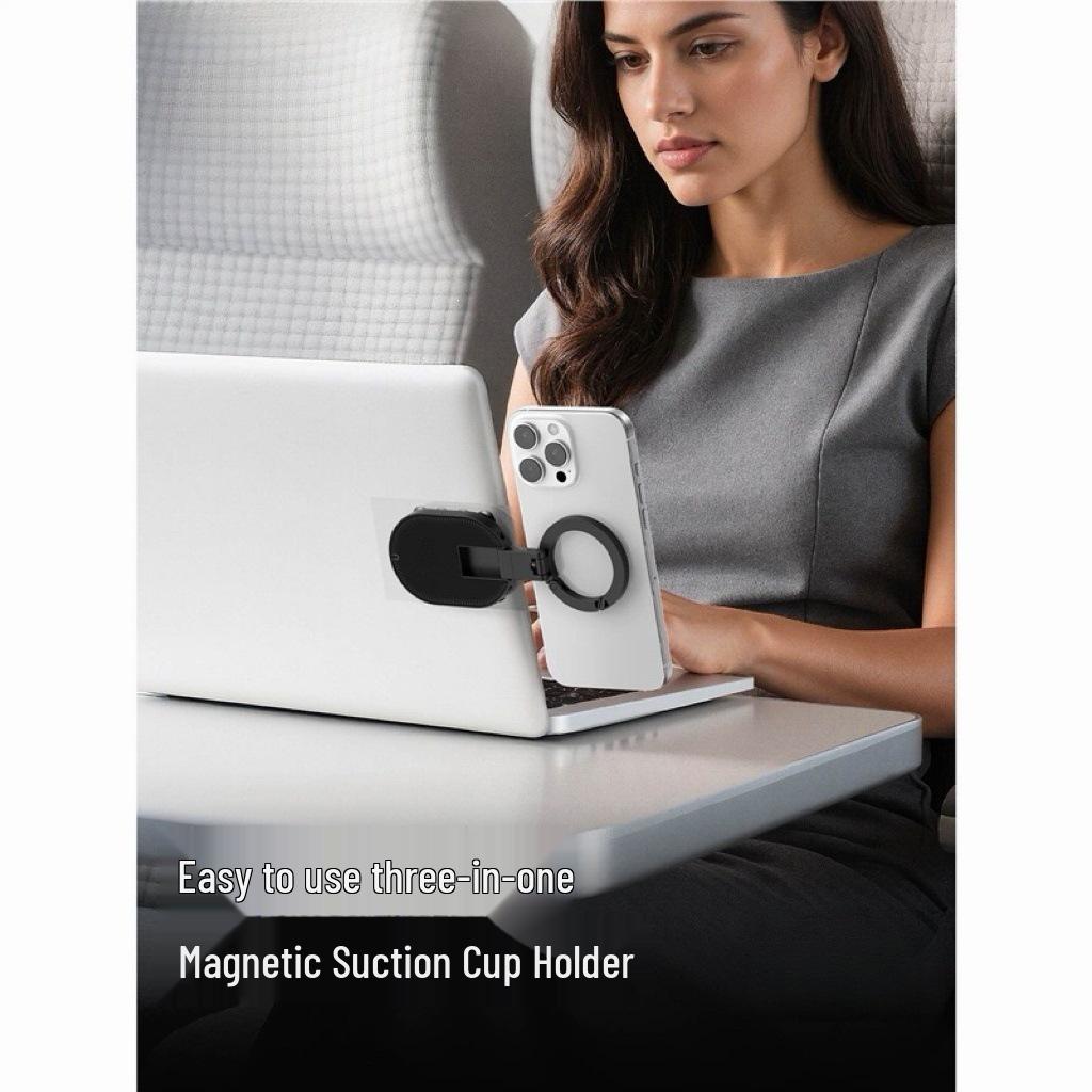 Universal Foldable Magnetic Silicone Suction Cup Phone Holder