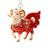 Acrylic Goat Hanging Ornament 2D Flat Animal Hanging Decoration  Holiday Party Decor