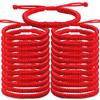 Woven Diamond Knot Couple's Men's and Women's Adjustable Destiny Year Hand Rope Red Rope Bracelet Handmade DIY Material