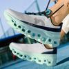 Autumn Large Size New Fly-woven Shoes Mesh Breathable Cushioning Marathon Running Shoes Men's Shoes Sports Shoes