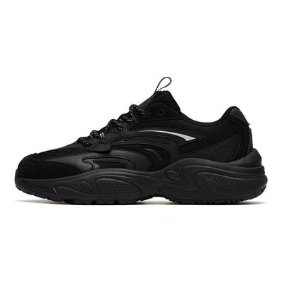 Life Collection Cushioning Slip Resistant Abrasion Resistant Low Top Sports Casual Shoes Black 912318890-4