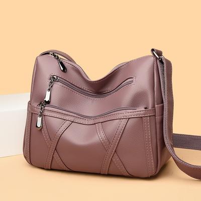 Women's Bag, Multi-layer Versatile Single Shoulder Crossbody Bag, Large Capacity Middle-aged and Elderly Mother Bag