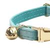 Smart Cat Collar with Bell Personalised Pet Accessories Lightweight Cat Dog Tracker Compatible with iOS and Android