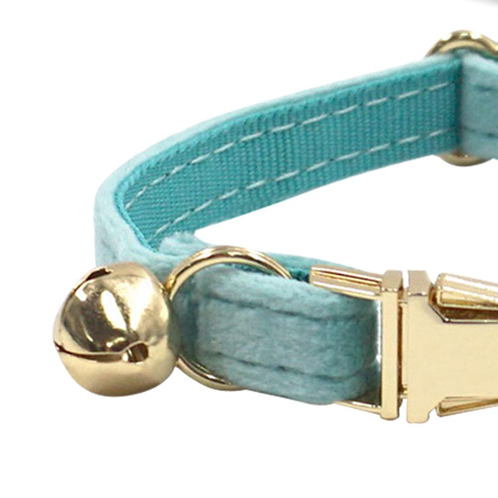 Smart Cat Collar with Bell Personalised Pet Accessories Lightweight Cat Dog Tracker Compatible with iOS and Android