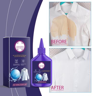 Active Enzyme Clothing Stain Remover Removal Oil Stains And Strongly Cleans Stubborn Stains 100ml
