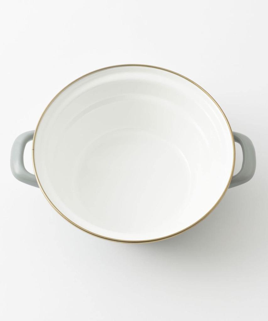 BRUNO Enamel Tempura Pot, 20cm, Compatible with Induction Cooking, Direct Heat, and Gas, Collaborated with Fuji Enamel, Ideal for Camping and