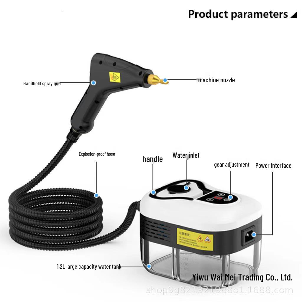 High-Pressure High-Temperature Steam Cleaner for Kitchen and Fabric