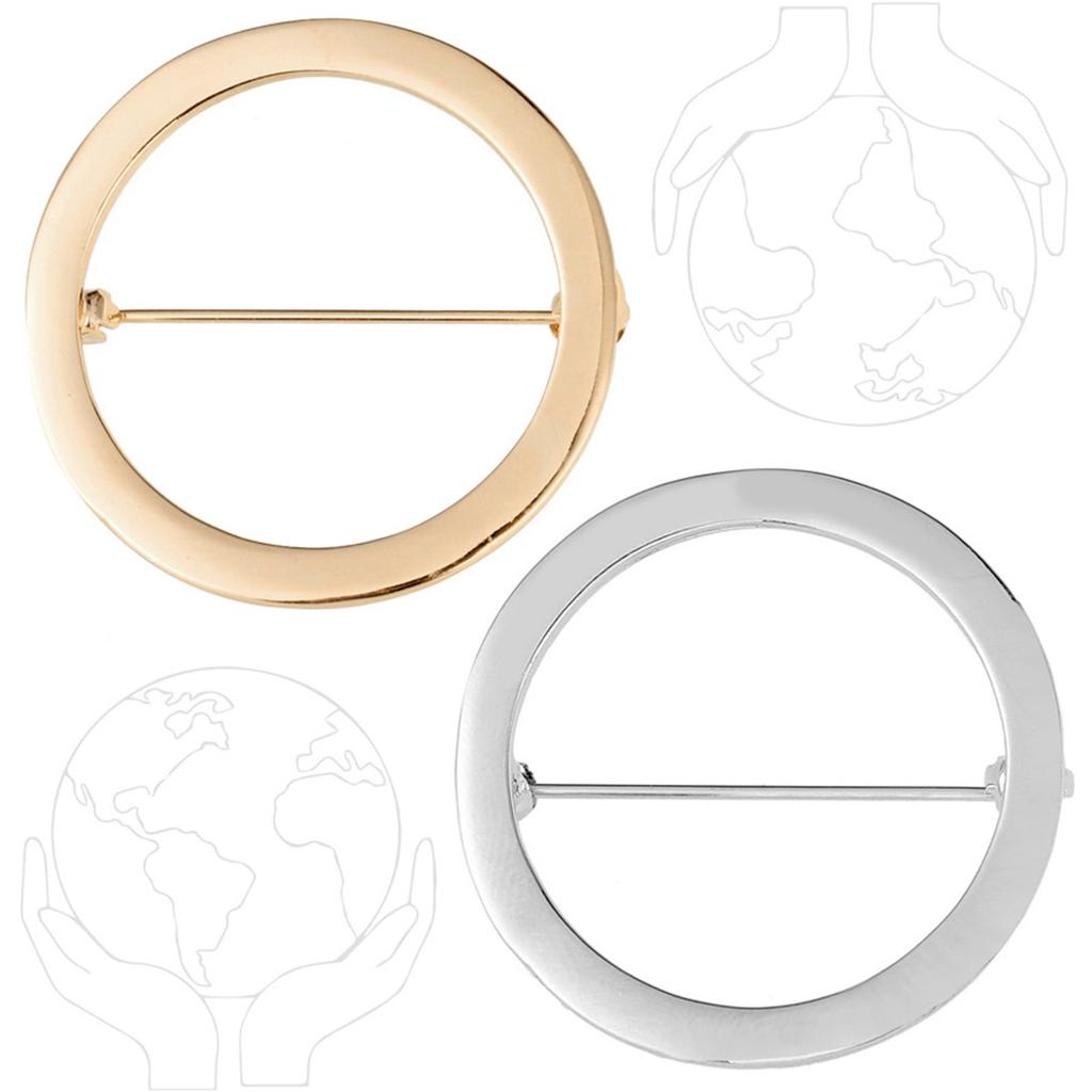 Złoty/Srebrny Kolor Broszka Minimalistyczna Przypinka do Kardiganu Metalowa Odznaka na Klapę Akcesoria do Stroju Biurowego i Spotkań Biznesowych