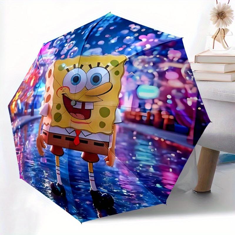 Αυτόματη Ομπρέλα Άνοιγμα/Κλείσιμο Spongebob SeaWorld, Ανθεκτικός Σιδερένιος Σκελετός, Πτυσσόμενος Φορητός Σχεδιασμός, Ταξίδι, Καθημερινή Χρήση 181