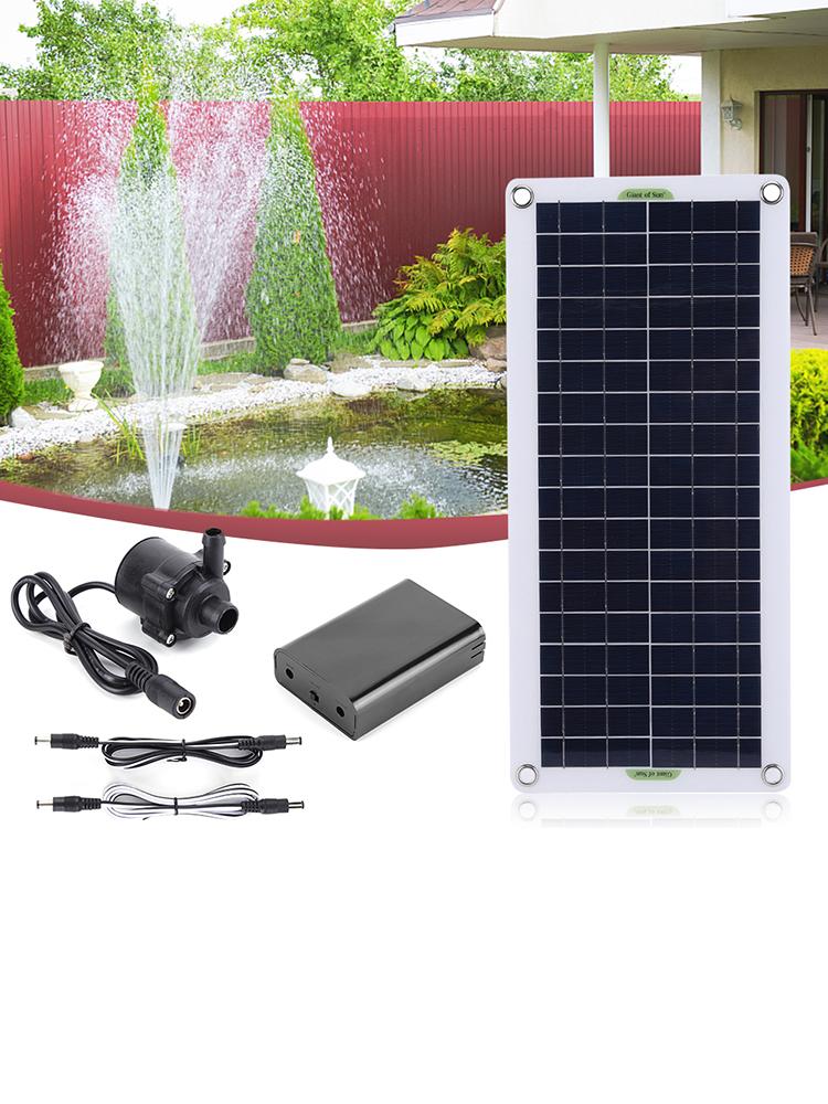 Mini Water Sprinkler Sprayer 18V 30W Garden Decoration Solar Panel Fountain Watering System Energy Saving Kits for Fish Tank