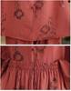 2026 Ethnic Style Tencel Linen Embroidery Women's Plus Size Summer Suit: Loose Slimming T-shirt + Pants Set