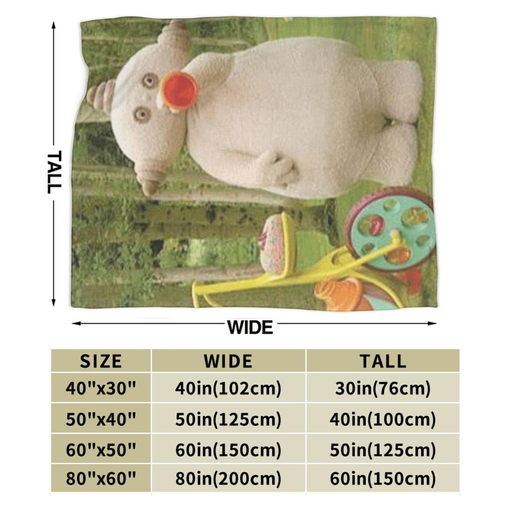 Makka Pakka Blankets  Warm Soft Funny Plush Throw Blanket For Boy Girl Home Decor Flannel Bedspread Bed Cover