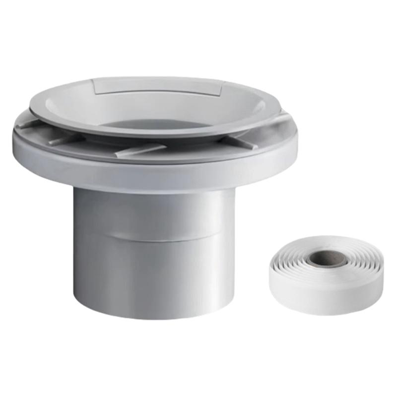 Anti Leak Toilet Base Seal ABS Toilet Flange Easy to Install Toilet Flange Gasket Long Service Toilet Gasket for Home