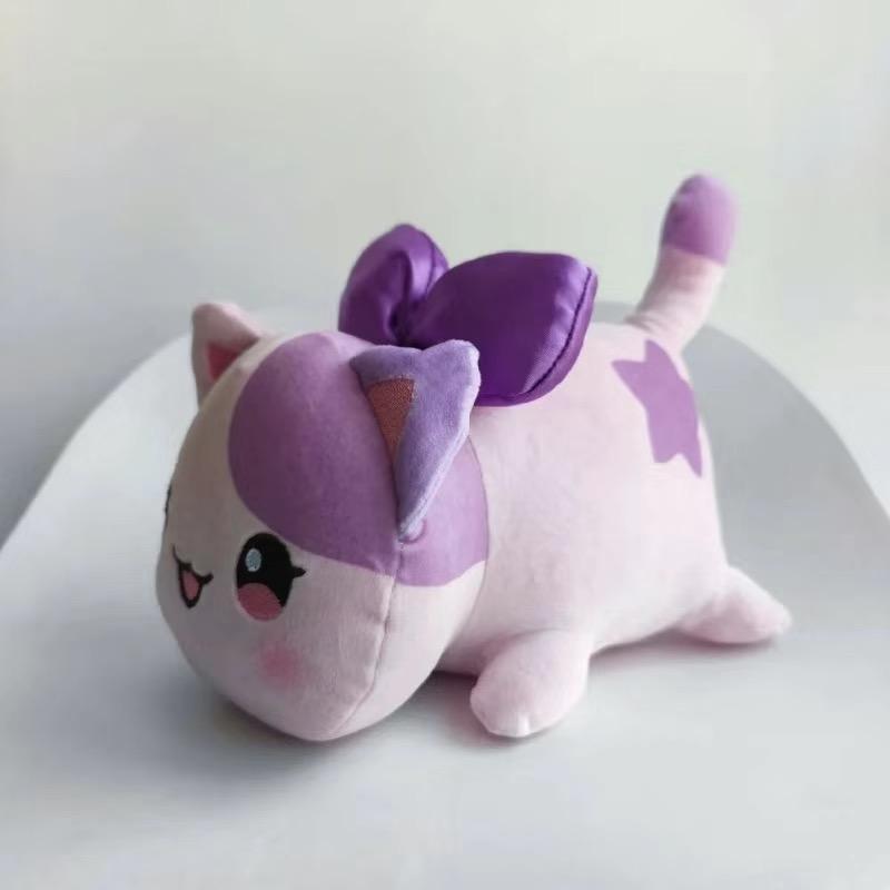 Aphmau Burger Frietjes Kat Pluche Speelgoed Pop Zacht Kussen Schattig Voedsel-Thema Kat Kussen Verzamelaar Kat Pluche 26cm