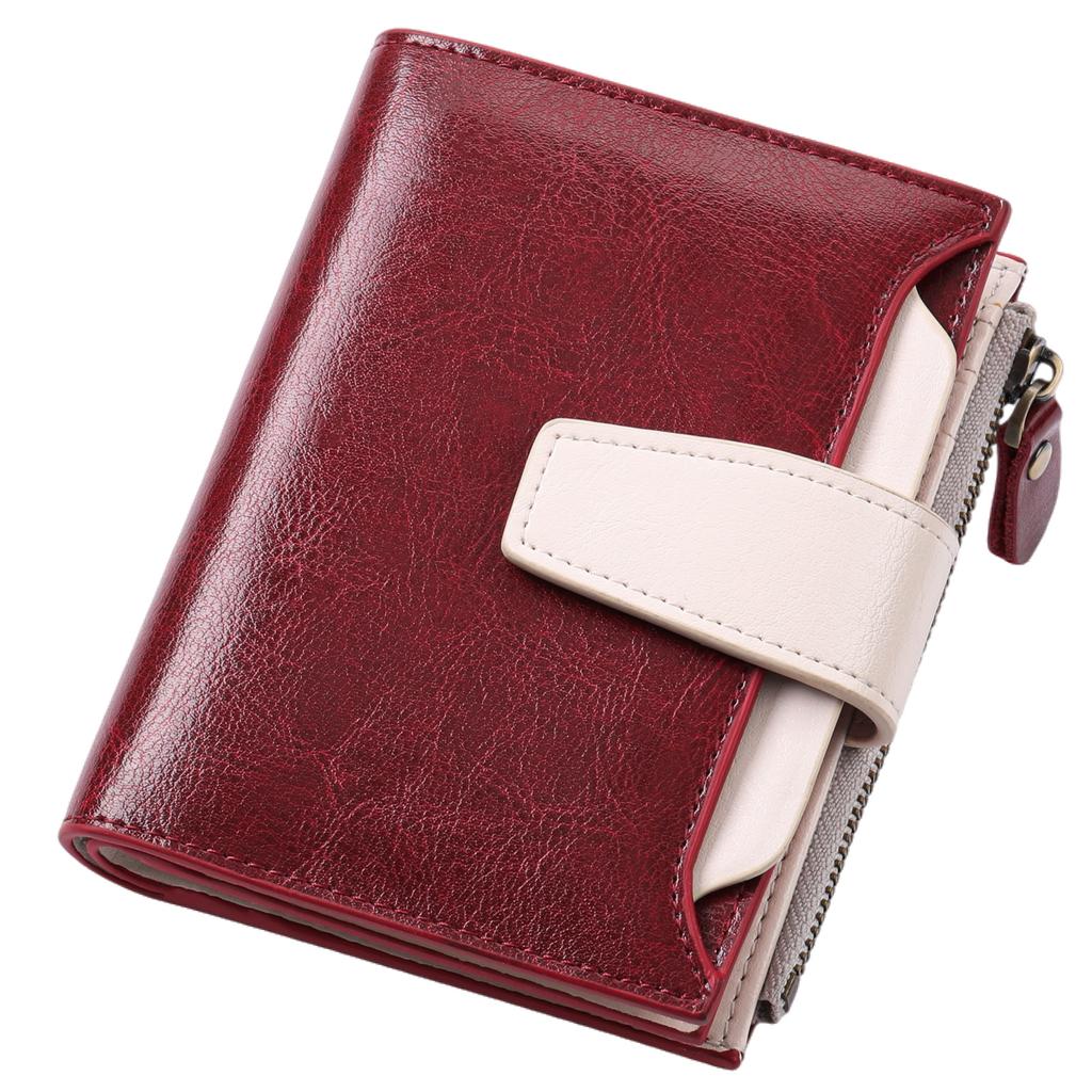 Small Women Wallet Fashion Genuine Leather Luxury Short Mini Wallets Bags for Woman  Coin Purse Female Card Holder Money Bag