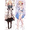 60x180cm Anime Violet Evergarden Dakimakura Kılıfı Yastık Kılıfları Gerçek Boyutlu Vücut Sarma Yastık Kılıfı Manga Otaku