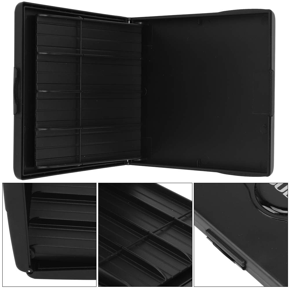Acogedor Saxophone Reed Case, 8-Slot Storage Box, Anti-Slip Rope, Waterproof ABS Material, for Alto, Tenor, Soprano, and Baritone Saxophones