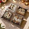 Traditional Ramadan Decorations Pillowcase Bedroom Sofa Cushion Cover 100% Polyester Living Room Cushion Pillowcase Home Decor