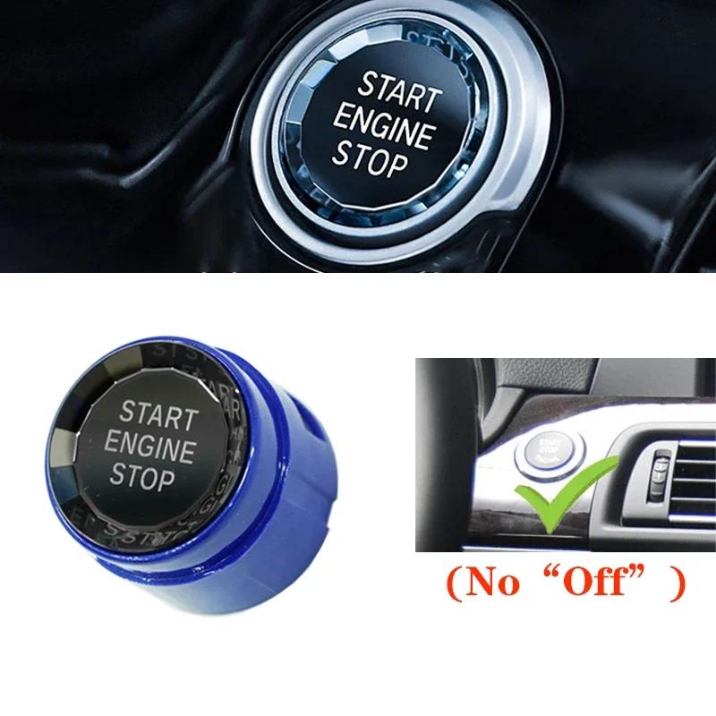 For BMW X1 X3 X4 X5 X6 F20 F22 F30 F34 F10 F18 F32 F01 F02 G20 G30 G01 Crystal Style Car Start Stop Engine Switch Button Cover