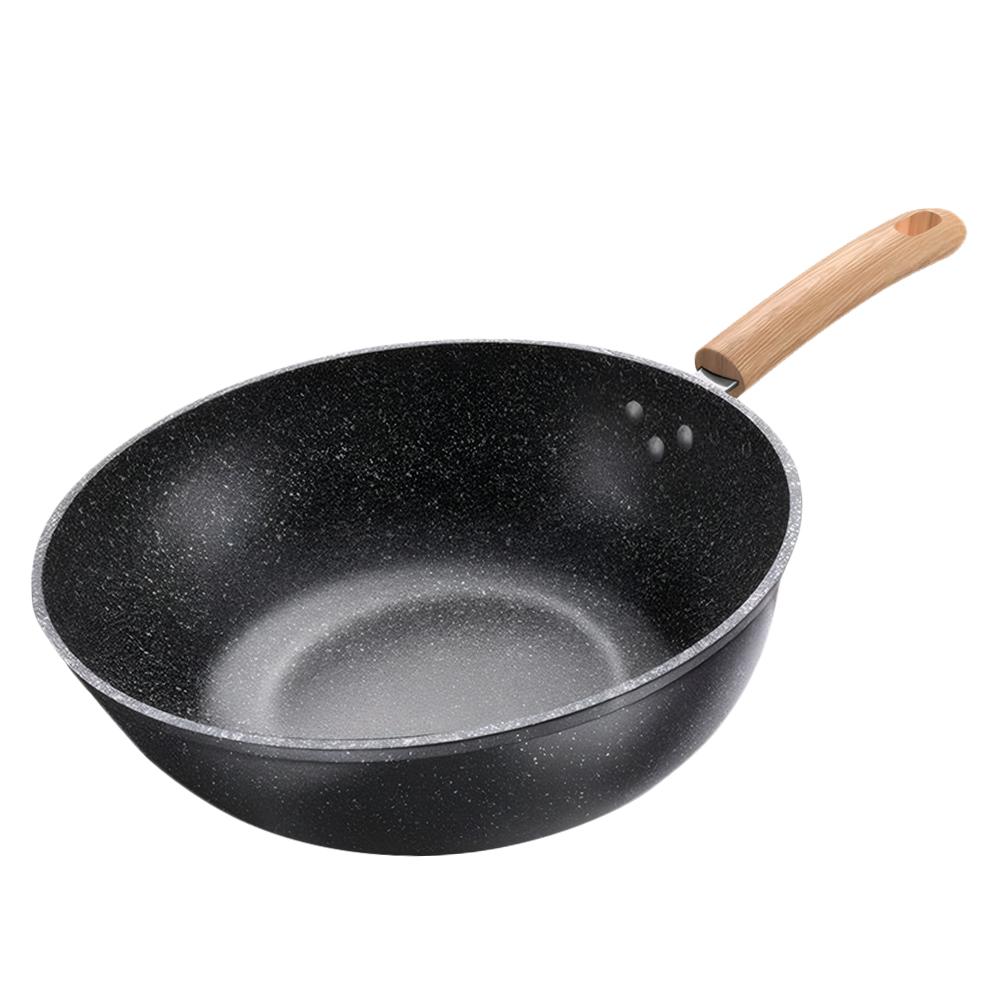 28/30/32/34cm Frying Pan Nonstick Omelette Skillet Maifan Stone Saute Pan Chef Pan Cooking Pan Induction Compatible