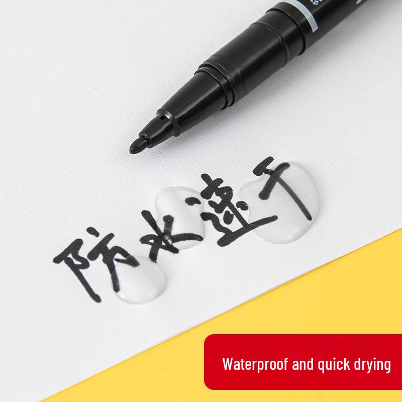 Dual-Tip Black Fine Liner - Safe, Non-Toxic, Children's Art Marker