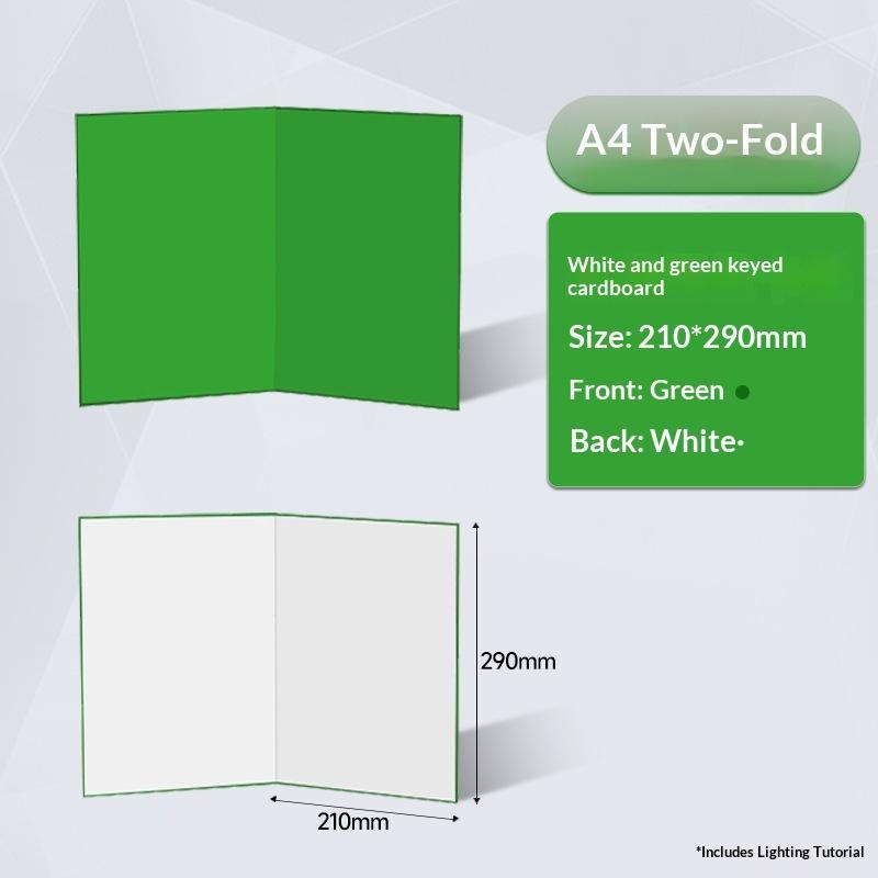 3-In-1 Photography Cardboard Paperboard Folding Photography Reflector Diffuser Board Black White Silver For Still Life Product